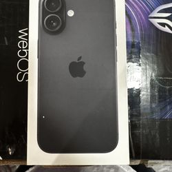 Brand new Apple iPhone 16 – Black – 128GB.  Factory sealed in the original box. Never used or activated.  Carrier Unlocked 