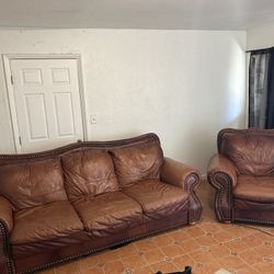 Leather Couch 
