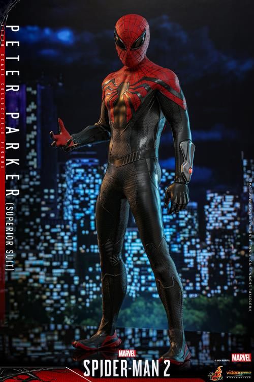 Hot Toys 1/6 Marvel's Spider-Man 2 Spider-Man (Superior Suit) Figure! VGM61
