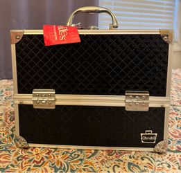 New Caboodles Train Case Makeup Jewelry Storage Box