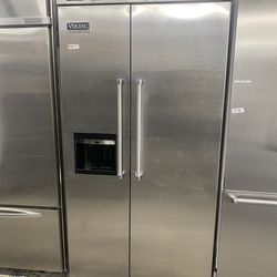 VIKING BUILT IN 42INCH SIDE BY SIDE REFRIGERATOR