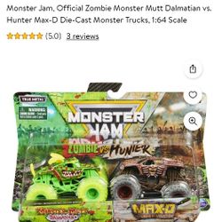 Monster Jam Zombie Vs Hunter