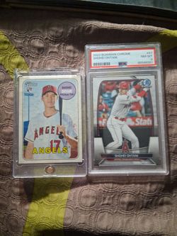Ohtani rookie card and 2023 bowman