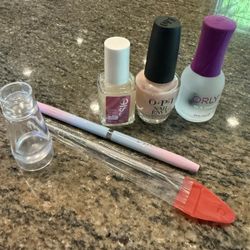 Essie Matte Orly In A Snap Quick Dry Top Coat OPI Nail Envy Bubble Bath Polish