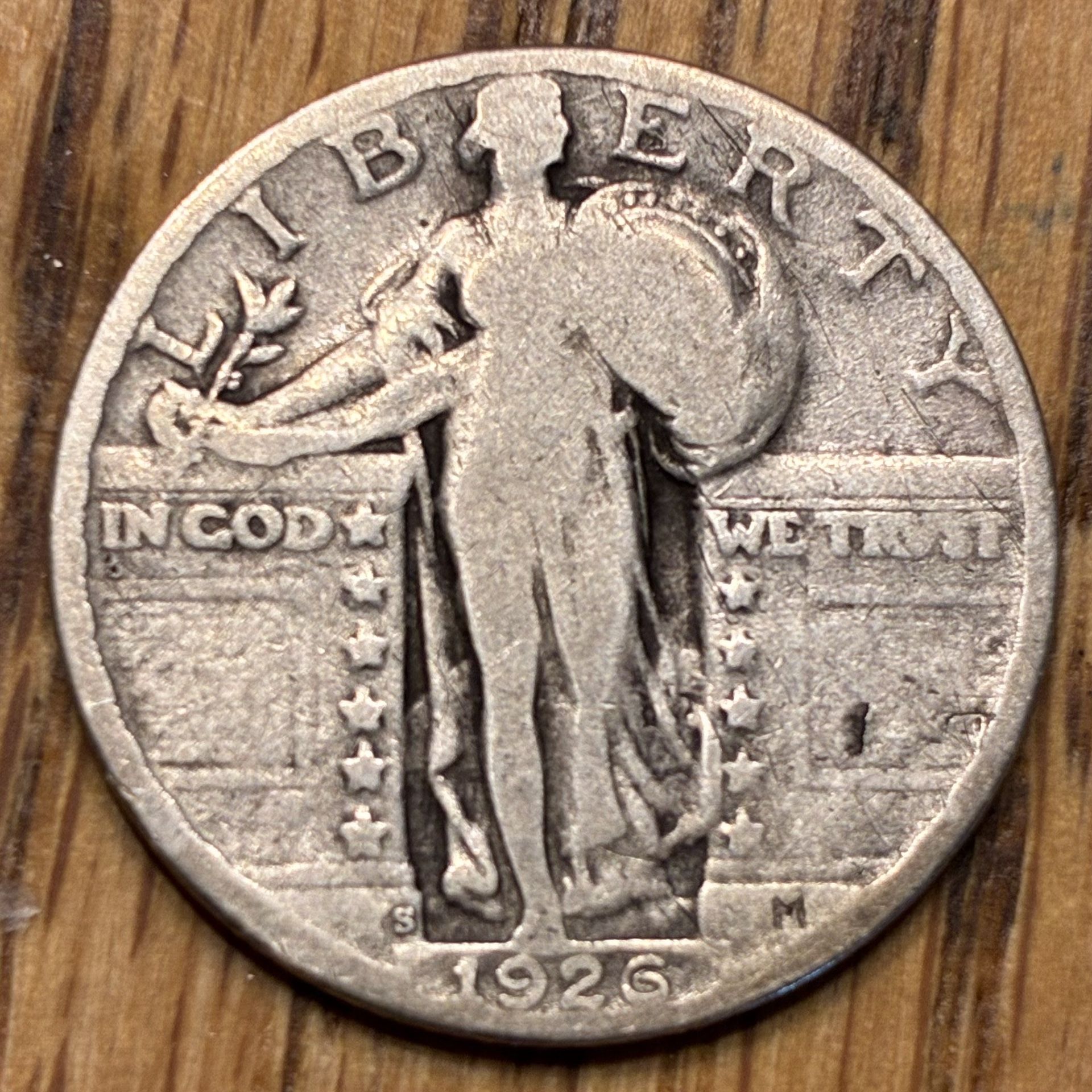 1926-S Standing Liberty Quarter