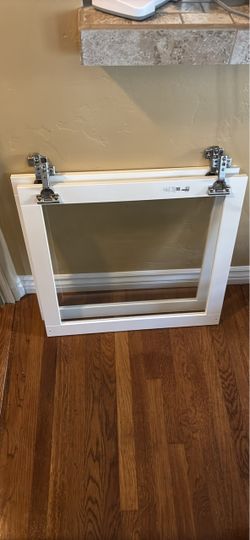 Ikea Vesta glass doors with hinges