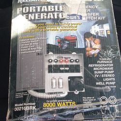 New Never Used Reliance 6 Circut Power Switch Set