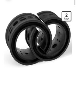 2PCS Black Type A+ Rubber Coil Spring Buffer Shock Absorber Cushion Car Suspension Power Booster Pad