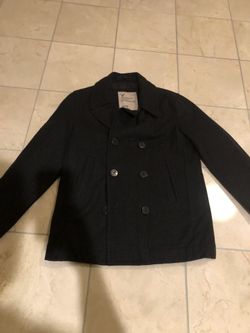 American Eagle ‘Nautical’ Pea Coat w/ Anchor Buttons