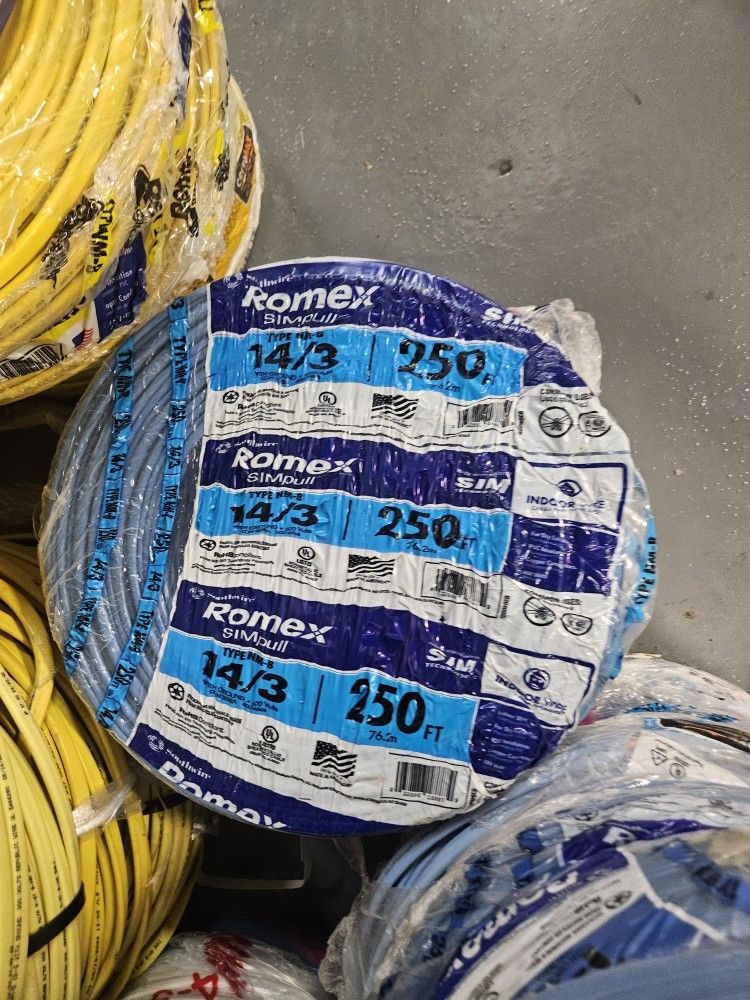 14/3 250ft Indoor Wire Romex