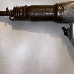 Vintage Handheld Air Chisel with Chisel Attachment