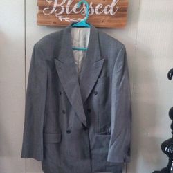 #Oscar De La Renta #jacket #vintage #sports Jacket #men's #Grey #large  #suit