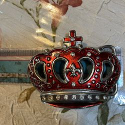 King Crown Belt Buckle 