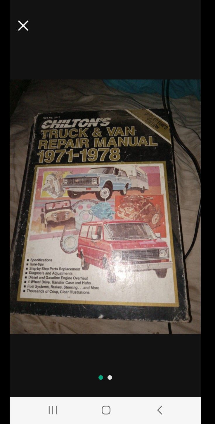 Chilton 1971 To 1979 Trucks And Vans