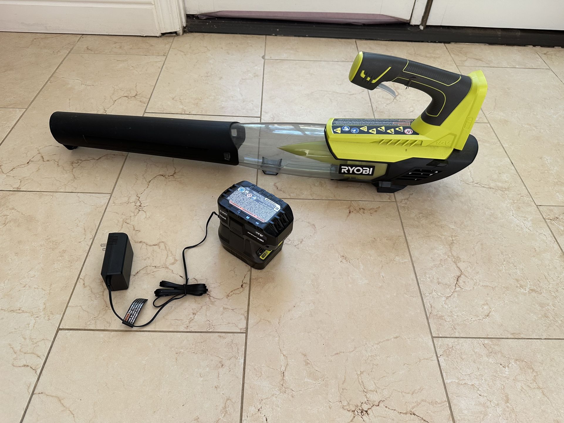 Leaf Blower + Weed Wacker + Battery By Ryobi