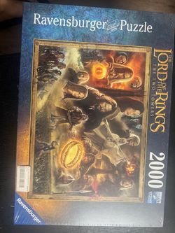 The lord of the rings two towers puzzle