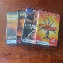 Samuel L. Jackson 4 DVD Bundle - Coach Carter, Snakes On A Plane, More