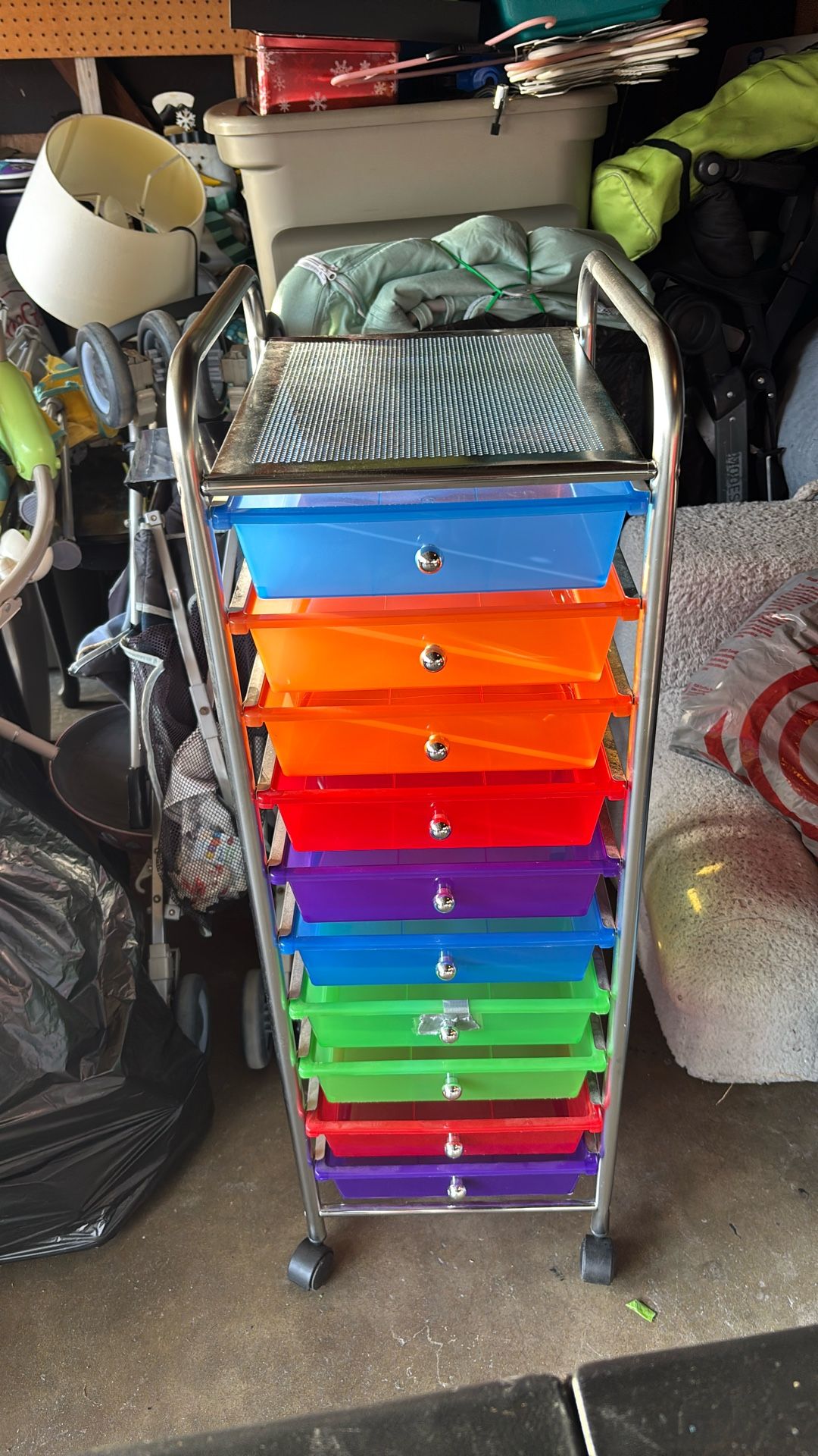 Organizer On Wheels With 10 Drawers