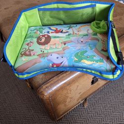 Kids Travel Tray Activity Play Lap Desk. Toddler Snack Table.