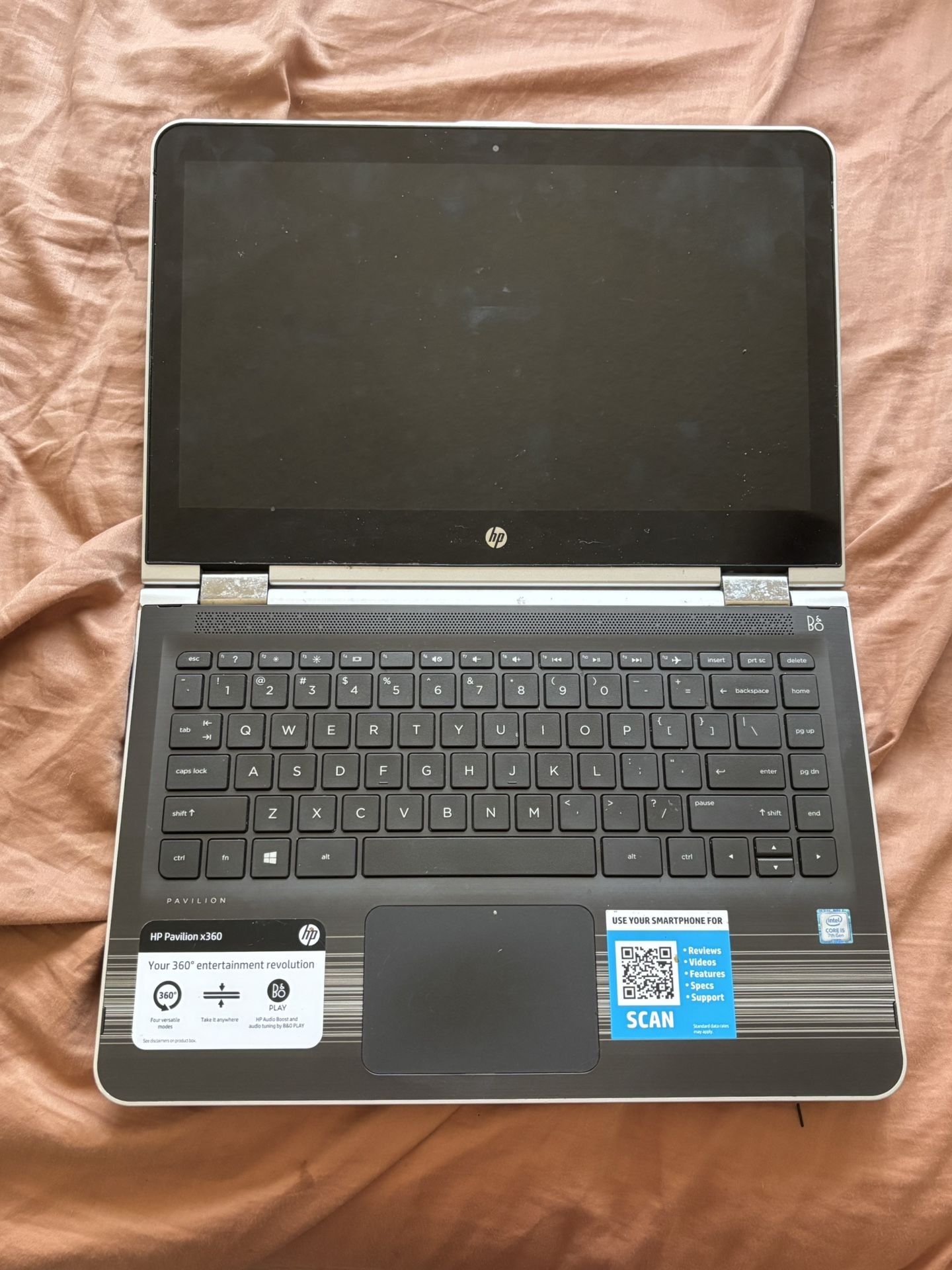 HP Pavilionx360 Convertible PC Laptop- Multi Touch Display