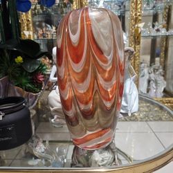 Búcaro De Cristal Murano