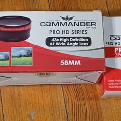 Commanders Pro HD Series Wide Angle Lens Remote Control And Filter Kit