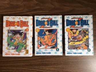 Dragon Ball and Dragon Ball Z Volume 1 and Volume 2! Hardcovers!