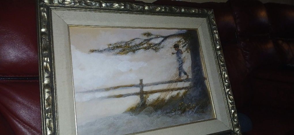 G.RONCKA  Oil Painting  Signed Signature 