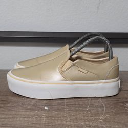 Vans Asher Platform Women's Slip-On Shoes Size 7