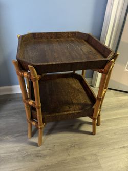 Bamboo Side Table