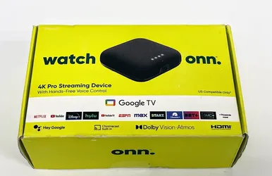 Onn 4K Pro Streaming Device with Voice Remote $40