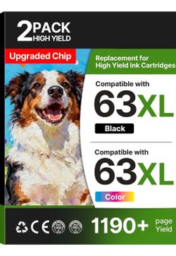 63XL Ink Cartridges Black and Color