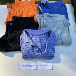 Bite Puma Lg Shorts And Polo Top  11-12 Year