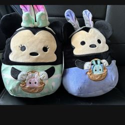Easter Disney Minnie Mouse and Mickey Mouse Squishmallow 