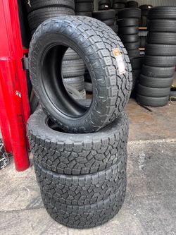 LT 285/60R20 TOYO TIRES open country A/T full tires set
