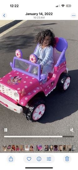 Minnie Mouse 6v Ride On 4x4 Battery Operated