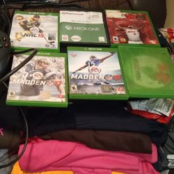 Xbox One With Assorted  Games And One  Controller 