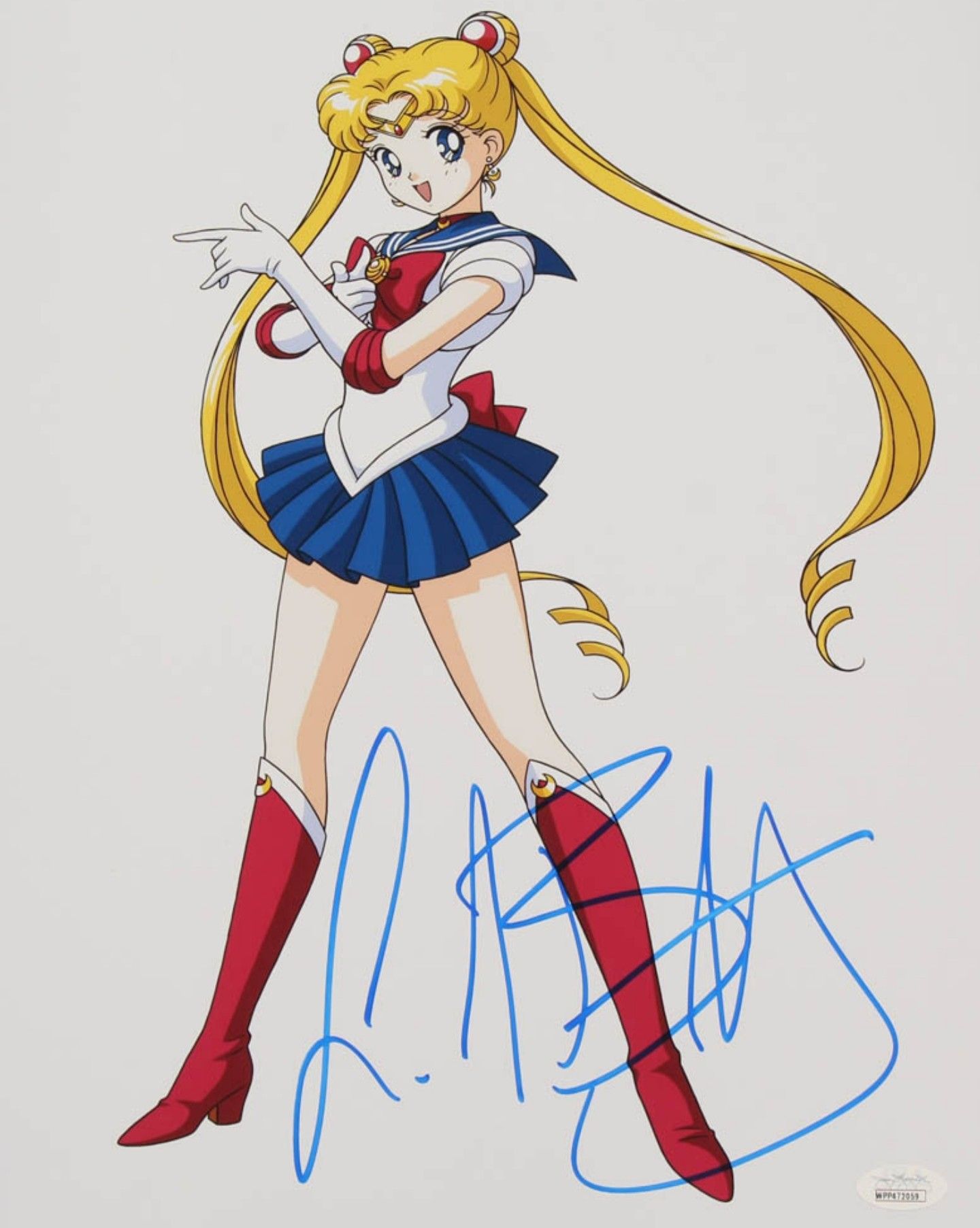 Sailor Moon signed 11x14