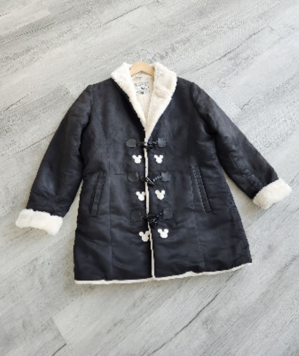 Disney Cozy & Classic Women’s Faux Suede Jacket With Toggle Closures M