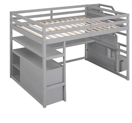 Full Bunkbed With Desk