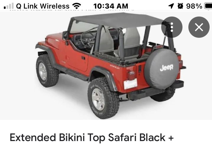 jeep wrangler bikini top 