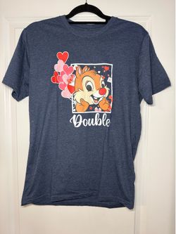 Disney Dale “Double” Valentine’s Day Graphic T-Shirt Size M