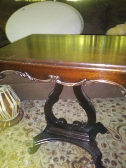 Mahogany end table
