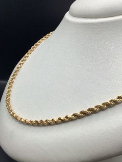 10KT Gold Twisted Rope