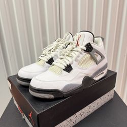 Nike Air Jordan 4 White Cement 2012 Sz 10.5 Mens 