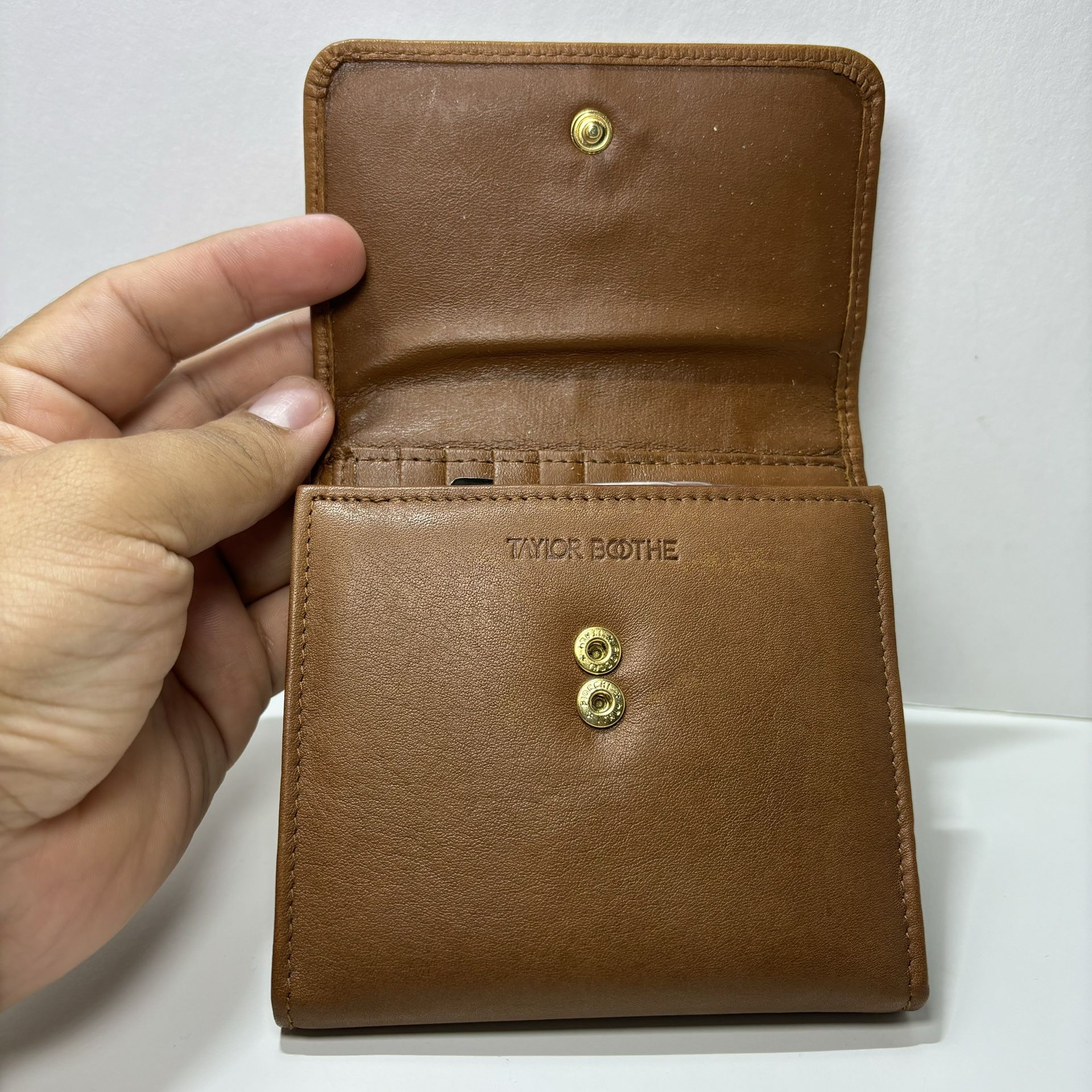 Taylor Boothe genuine leather wallet 
