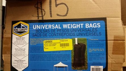 Universal weight bags