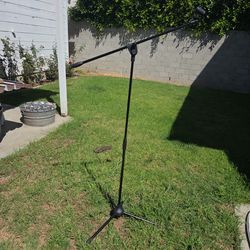 Microphone boom stand by Samson.