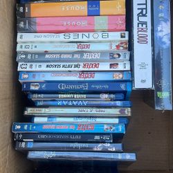 Box Of Blue Ray Dvds