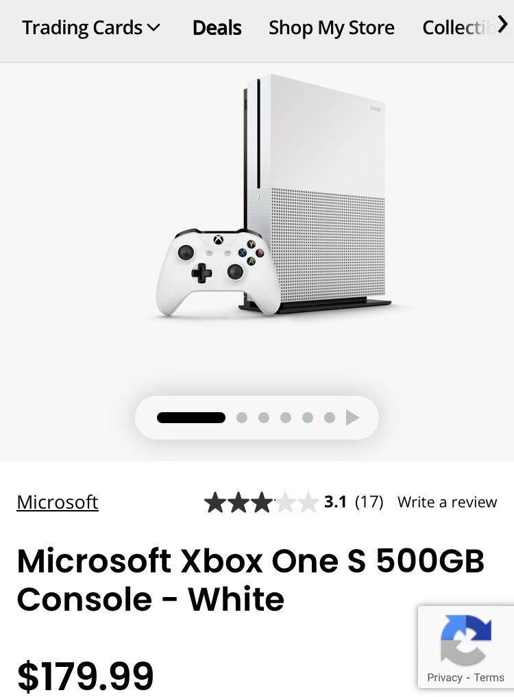 Xbox 1S Refurbished With Controller and All Cords